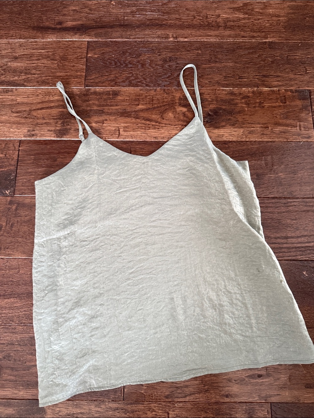 Crescent Light Sage Spaghetti Strap Camisole